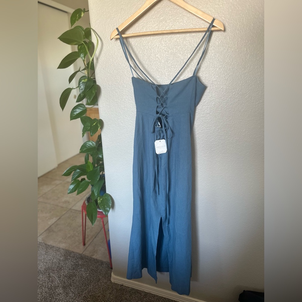 NWT Altar'd State Dusty Blue Dress